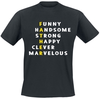 Familie & Freunde - Father - T-shirt - Mannen - zwart