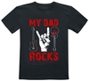 Familie & Freunde - My Dad Rocks - Kids - My Dad Rocks - T-shirt - Unisex - zwart