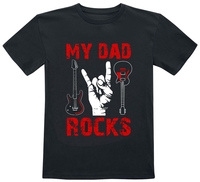 Familie & Freunde - My Dad Rocks - Kids - My Dad Rocks - T-shirt - Unisex - zwart