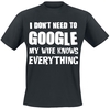 Familie & Freunde - My Wife Knows Everything - T-shirt - Mannen - zwart