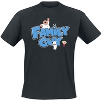Family Guy - Character Logo - T-shirt - Mannen - zwart