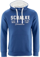 FC Schalke 04 - Schalke Fussballclub - Trui met capuchon - Mannen - navy