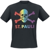 FC St. Pauli - FC St. Pauli - Regenbogen - T-shirt - Mannen - zwart