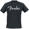 Fender - Classic Logo - T-shirt - Mannen - zwart