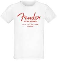 Fender - Electric Instrument - T-shirt - Mannen - wit