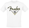 Fender - Scribble Men - T-shirt - Mannen - wit