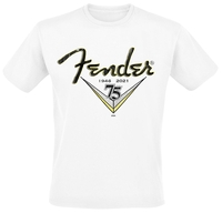 Fender - Scribble Men - T-shirt - Mannen - wit