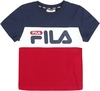Fila - COLLEGE STATION TEE - T-shirt - Mannen - blauw wit rood