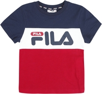 Fila - COLLEGE STATION TEE - T-shirt - Mannen - blauw wit rood