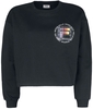 Fila - ROANA Cropped Crew Sweat - Sweatshirts - Vrouwen - zwart