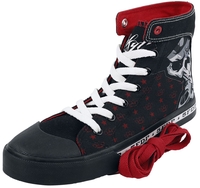 Five Finger Death Punch - - Sneakers high - Unisex - zwart