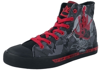 Five Finger Death Punch - - Sneakers high - Unisex - zwart