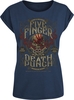 Five Finger Death Punch - 100 Proof - T-shirt - Vrouwen - navy