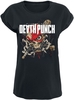Five Finger Death Punch - Afterlife - T-shirt - Vrouwen - zwart