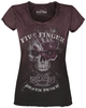 Five Finger Death Punch - Big Skull - T-shirt - Vrouwen - wijnrood