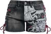 Five Finger Death Punch - EMP Signature Collection - Korte broek - Vrouwen - zwart