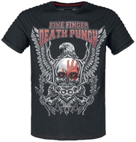 Five Finger Death Punch - EMP Signature Collection - T-shirt - Mannen - zwart rood