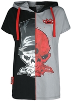 Five Finger Death Punch - EMP Signature Collection - T-shirt - Vrouwen - grijs rood