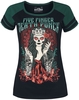Five Finger Death Punch - EMP Signature Collection - T-shirt - Vrouwen - zwart petrol