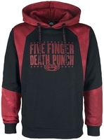 Five Finger Death Punch - EMP Signature Collection - Trui met capuchon - Mannen - rood zwart