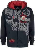 Five Finger Death Punch - EMP Signature Collection - Vest met capuchon - Mannen - zwart rood