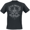 Five Finger Death Punch - Howe Eagle Crest - T-shirt - Mannen - zwart