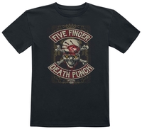 Five Finger Death Punch - Kids - Dirty Skull - T-shirt - Unisex - zwart