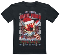 Five Finger Death Punch - Kids - Zombie Kill Xmas - T-shirt - Unisex - zwart