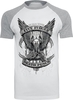 Five Finger Death Punch - Knuckle Chains Eagle - T-shirt - Mannen - wit grijs