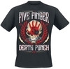 Five Finger Death Punch - Laurel Emblem V1 - T-shirt - Mannen - zwart