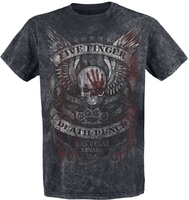 Five Finger Death Punch - No Regrets - T-shirt - Mannen - zwart grijs