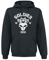 Five Finger Death Punch - Soldier - Trui met capuchon - Mannen - zwart