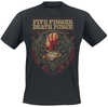 Five Finger Death Punch - Uzi Crest - T-shirt - Mannen - zwart