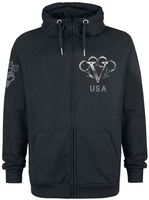 Five Finger Death Punch - V - Vest met capuchon - Mannen - zwart