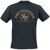 Foo Fighters - Arched Star - T-shirt - Mannen - zwart