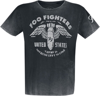 Foo Fighters - Bomb Vintage - T-shirt - Mannen - grijs