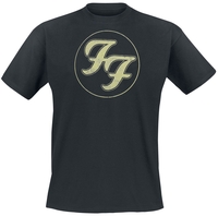 Foo Fighters - Logo In Circle - T-shirt - Mannen - zwart