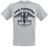 Foo Fighters - Stencil - T-shirt - Mannen - lichtgrijs gemêleerd