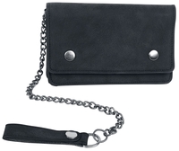 Forplay - Wallet with Chain - Portemonnee - Mannen - zwart