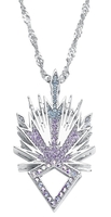 Frozen - Disney by Couture Kingdom - Elsa Ice Crystal - Halsketting - Vrouwen - zilverkleurig