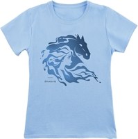Frozen - Kids - Elsa & Nokk - T-shirt - Vrouwen - blauw