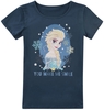 Frozen - Kids - You Make Me Smile - T-shirt - Vrouwen - navy