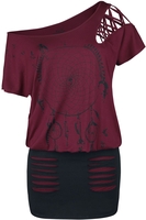 Full Volume by EMP - Hold Loosely - Korte jurk - Vrouwen - rood