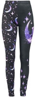 Full Volume by EMP - Leggings mit Katzen und Galaxy Motiven - Leggings - Vrouwen - zwart