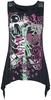 Full Volume by EMP - Top met kleurrijk skelet - Top - Vrouwen - zwart