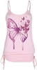 Full Volume by EMP - Top mit Schmetterling - Top - Vrouwen - roze