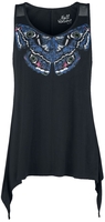 Full Volume by EMP - Top mit Schmetterling - Top - Vrouwen - zwart
