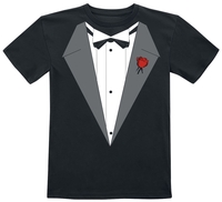 Funshirt - Kids - Vito’s Tuxedo - T-shirt - Mannen - zwart