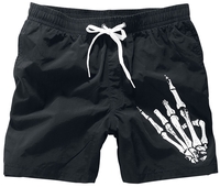 Funshirt - Metal Hand - Zwembroek - Mannen - zwart