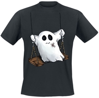 Funshirt - Swing Ghost - T-shirt - Mannen - zwart